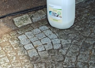 Pflastersteine Parkplatz